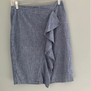 J.Crew summer denim skirt